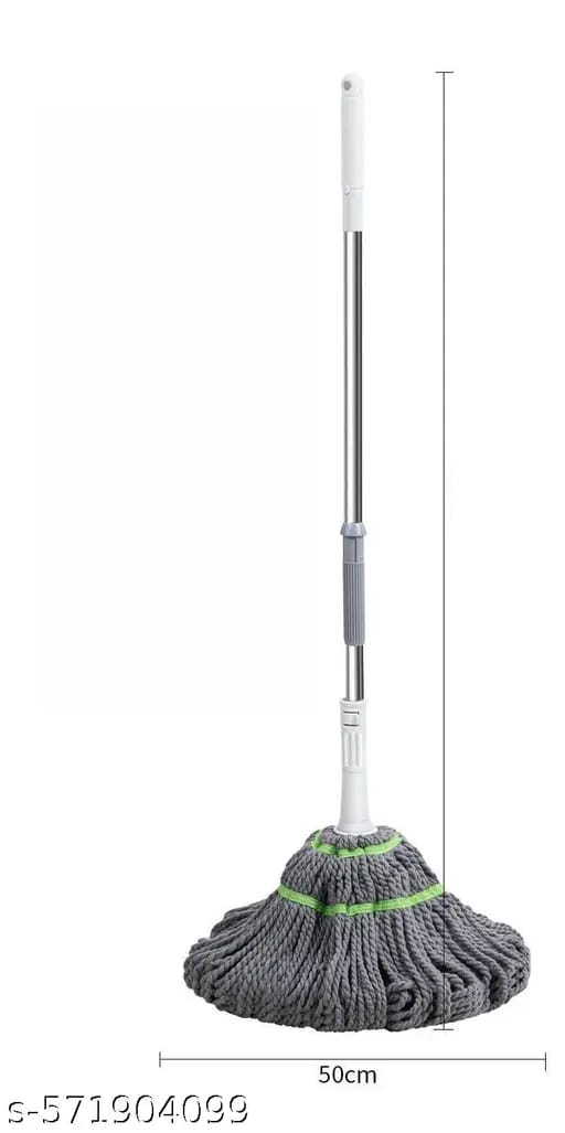110cm self wringing twist MOPSelf Wringing Mop for Floor Cleaning, Long Handled Twist Mop with Scouring Pad for Kitchen Hardwood Vinyl Tile Laminate Home Office