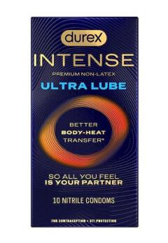 Durex Intense Ultra Lube,10 Non Latex Condoms