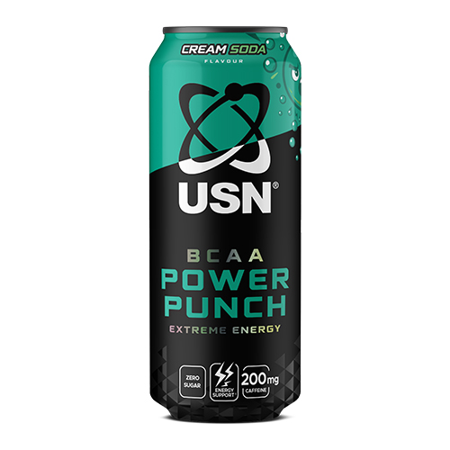 BCAA Power Punch Extreme Rage 500 ml - Sugar-Free Energy Drink | Hydration, Recovery & Stamina Boost | Cream Soda Flavor