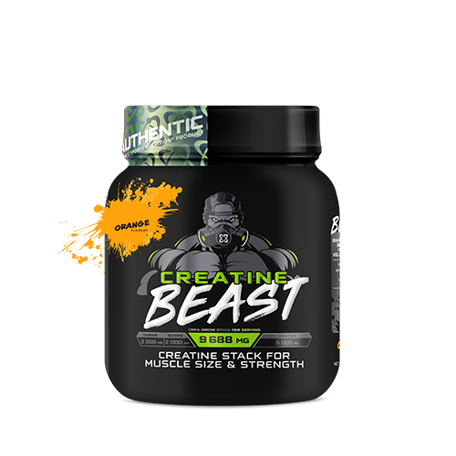 USN Beast Creatine 960g Orange - Creatine Monohydrate with Glycine & Taurine for Muscle Strength & Performance