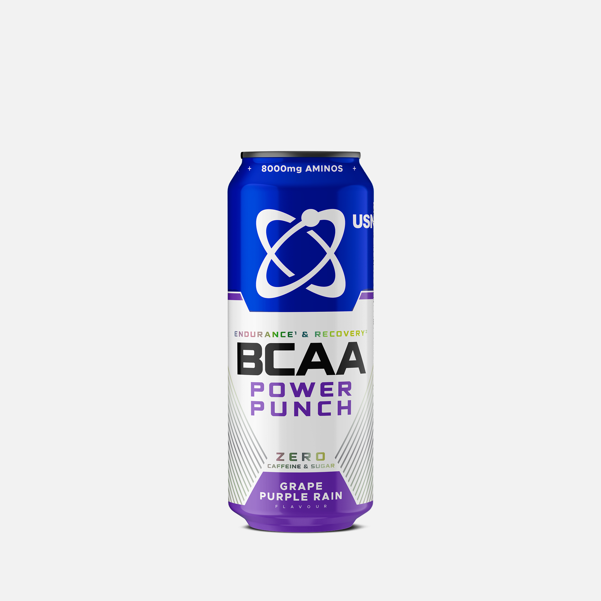 USN BCAA Power Punch 500 ml - Zero Sugar & Caffeine Free Drink | 8000mg BCAAs | Muscle Recovery, Hydration & Stamina Support