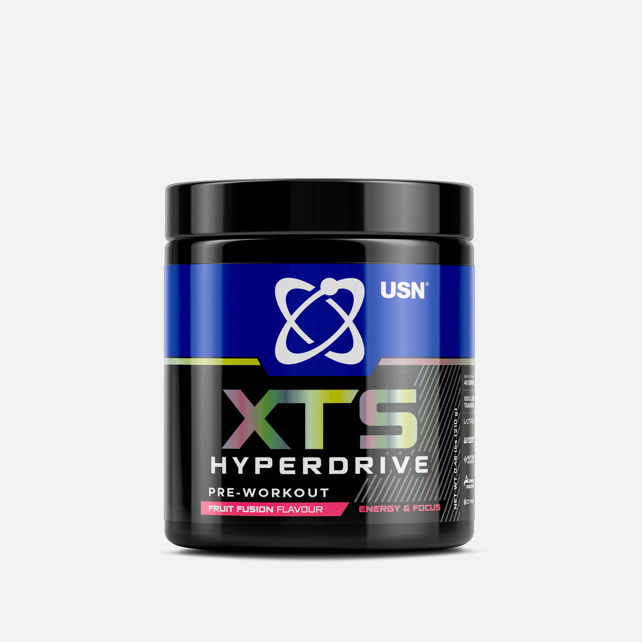 USN XTS Hyperdrive 210g Pre-Workout Formula – Performance, Recovery & Intense Focus