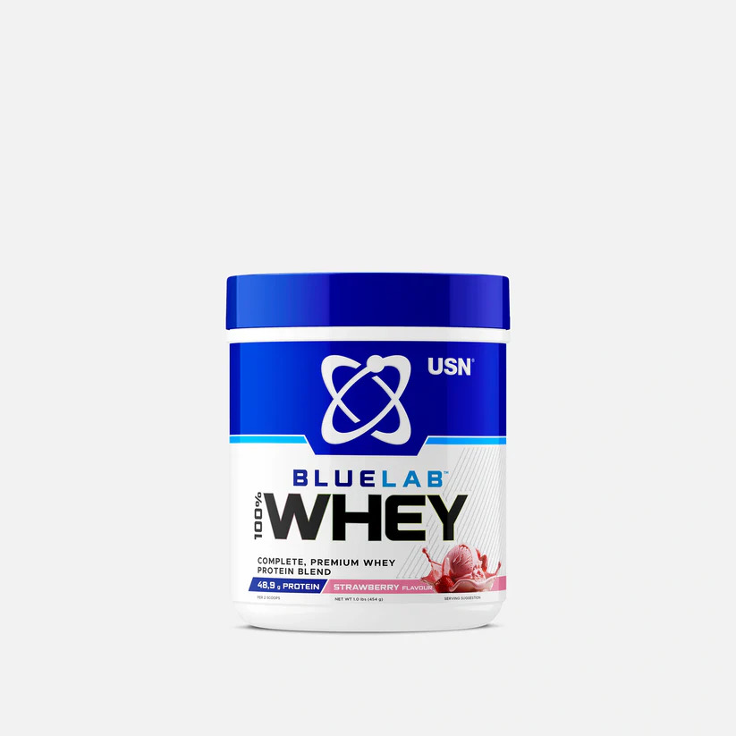 USN BlueLab® 100% Whey Protein. An ultra-premium blend of whey protein isolate, concentrate, and hydrolysate.