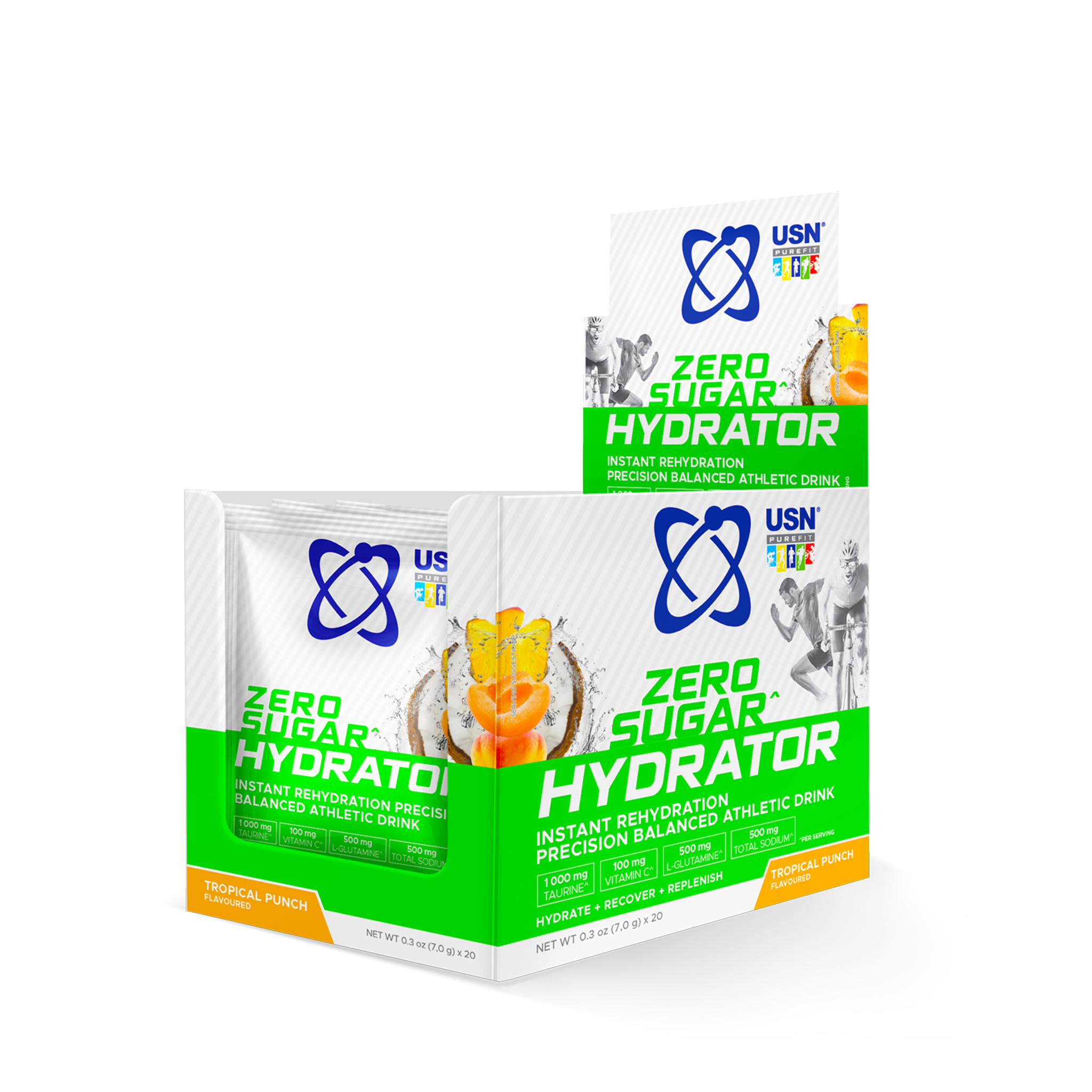 USN Zero Sugar Hydrator - Electrolyte Drink | Hydration & Recovery