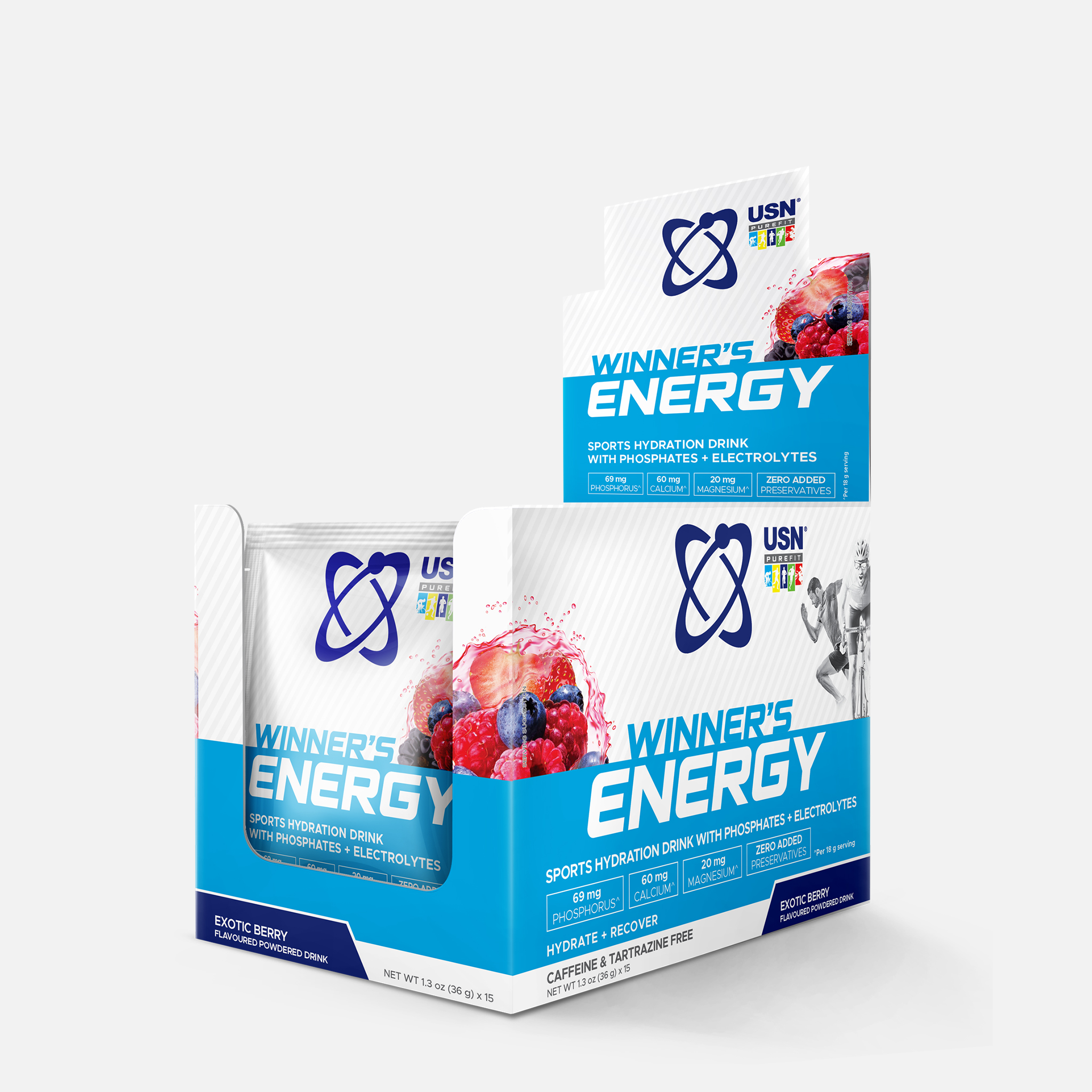 USN Winner’s Energy Hydration Drink - Energy, Electrolytes & Recovery