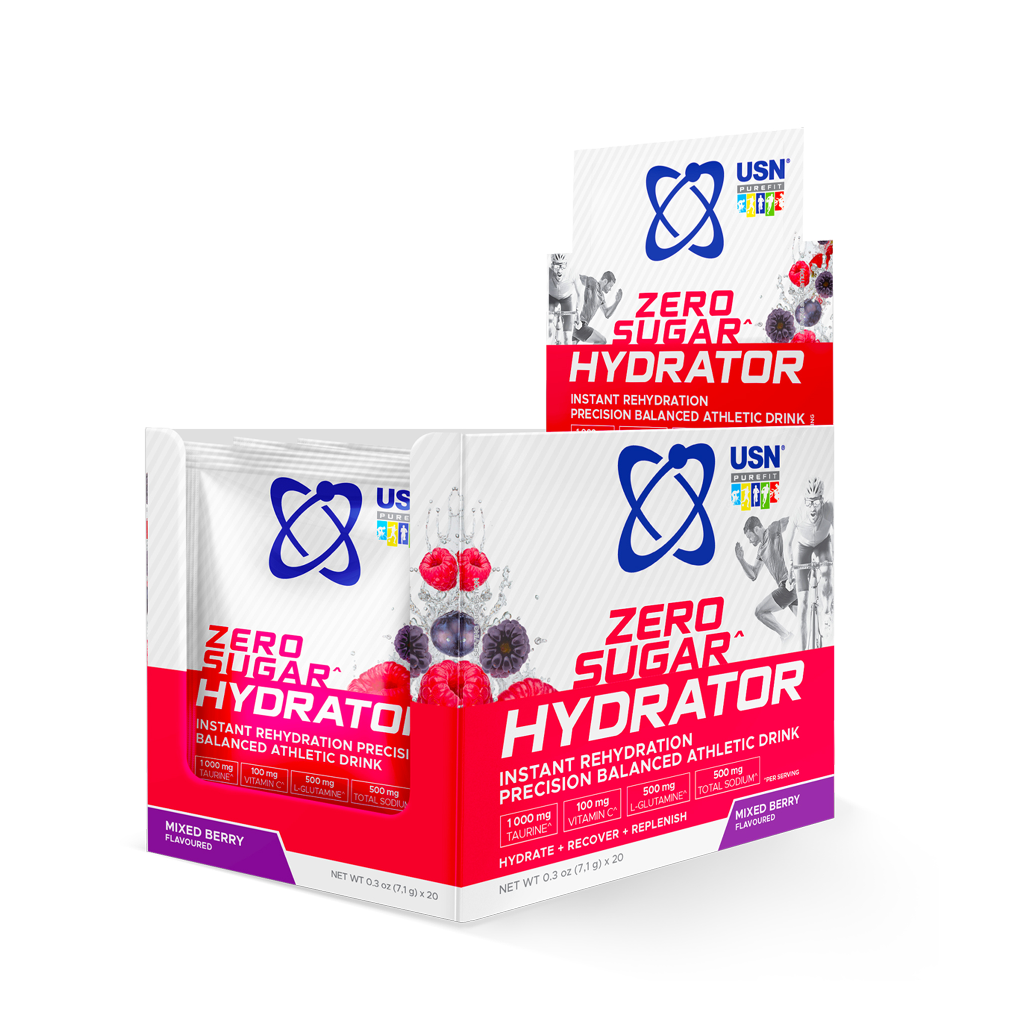 USN Zero Sugar Hydrator - Electrolyte Drink | Hydration & Recovery