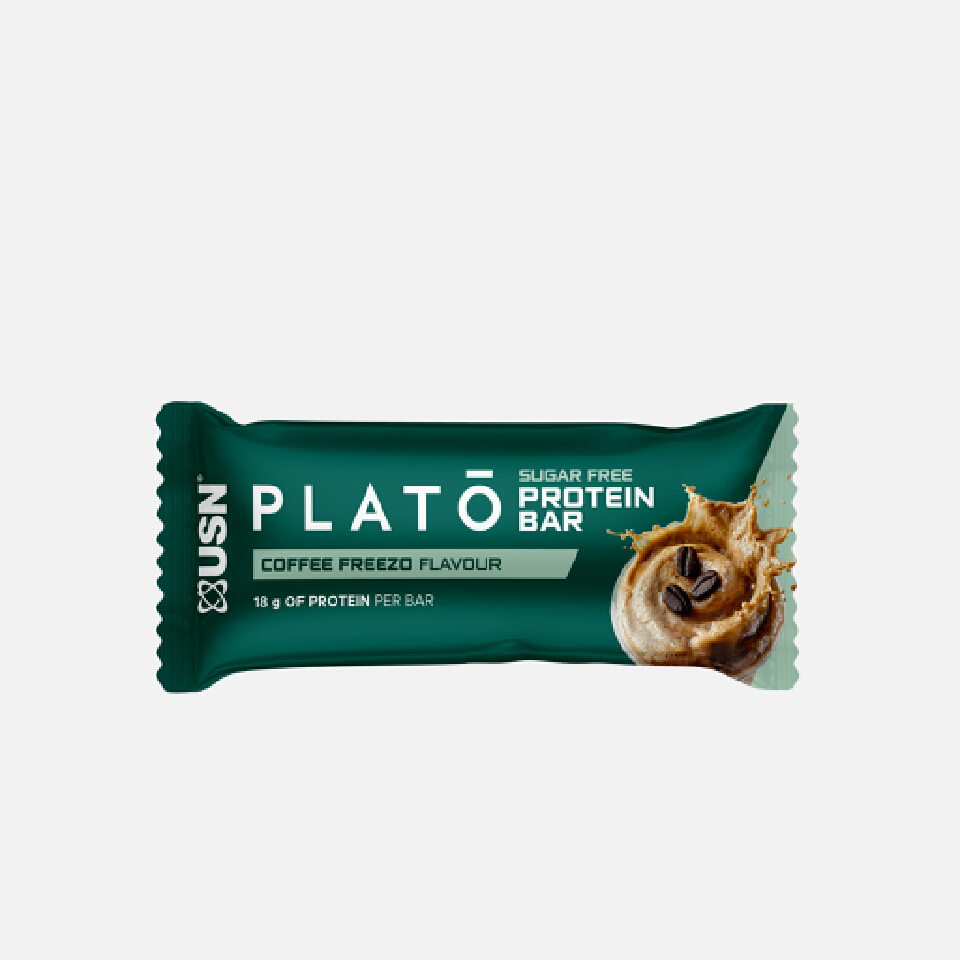 USN x Plato High Protein Bar 50g - Premium Coffee-Flavoured Protein Snack
