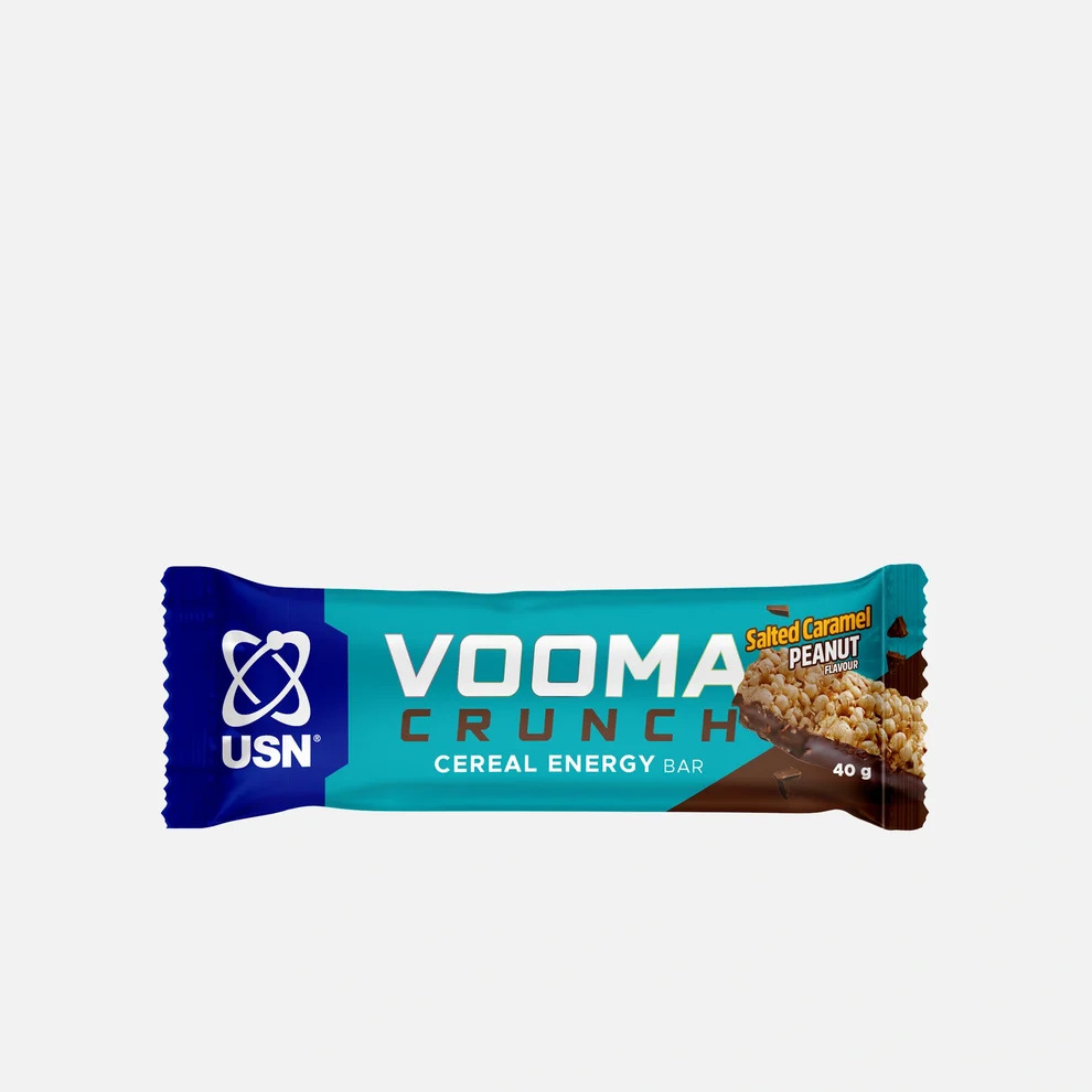 USN Vooma Crunch Cereal Energy Bar  40g x 20bars- Multi-Grain Cereal Snack with Fibre & Carbohydrates