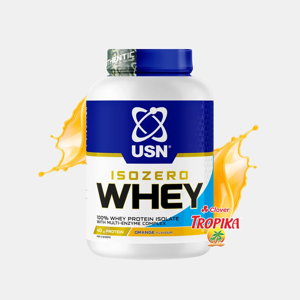 USN Isozero Whey Protein Isolate with Digestive Enzymes – Lean Muscle & Recovery