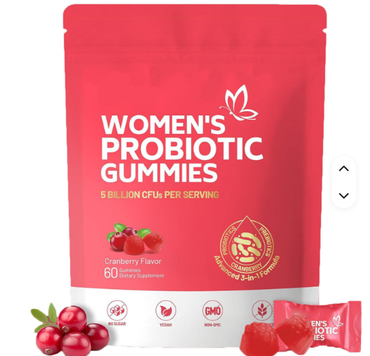 Women’s Probiotic Gummies Formulated with probiotics to support gut health, digestive balance, immune support, & Support your feminine wellness naturally with our delicious women’s probiotic gummies.