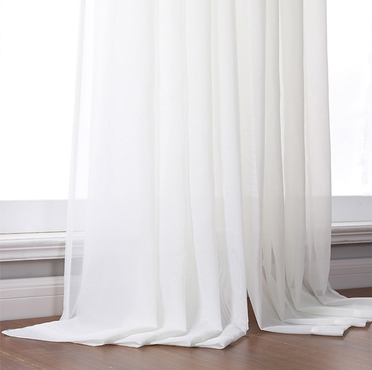 Cream Blackout Curtain Set with White Heavy Sheer Curtain Eyelet Window Drapes 240cm Height Living Room Bedroom Curtains