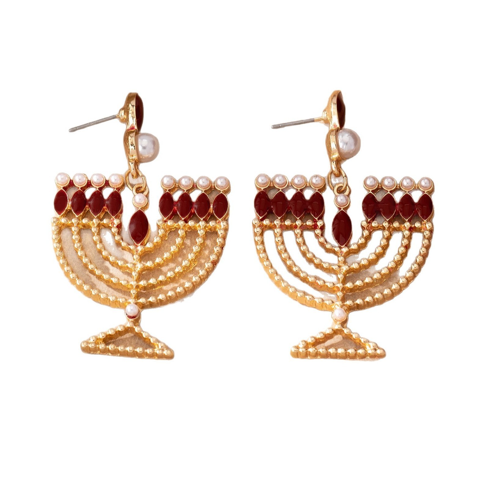 2 Pieces Of Fashion Trend Exaggerated Inlaid Wine Glass Earrings Are Suitable For Women'S Cocktail Parties, Banquets And Parties