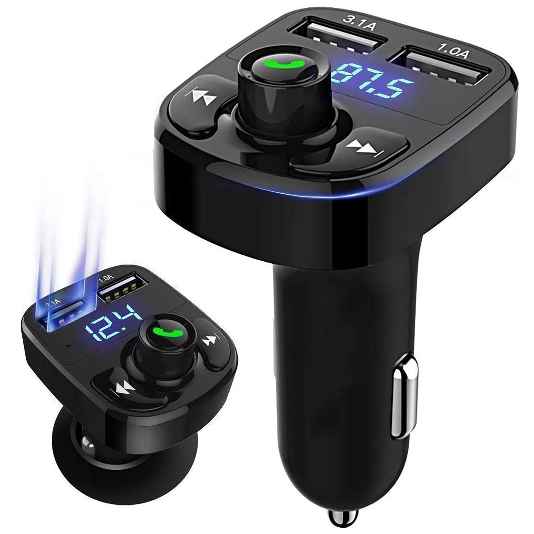 X8 Bluetooth FM Transmitter Wireless Car MP3 Player Dual USB Fast Charger Handsfree Car Modulator