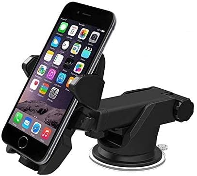 Universal Car Phone Holder 360° Adjustable Dashboard Windshield Mount Anti-Slip Smartphone Holder for GPS Navigation