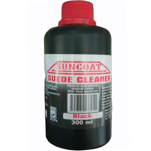 SUNCOAT Suede Cleaner Black Revives & Restores Original Colour - 250ml