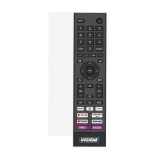 Vision Plus Android Smart TV Remote Control - Black, No Programming Needed