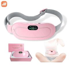 Rechargeable Electric Heating Waist Belt Massager - Portable Menstrual & Abdominal Pain Relief Belt