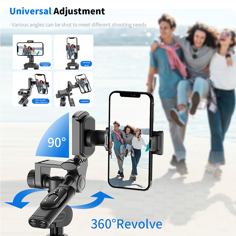 C06 1.8m Selfie Stick with Wireless Remote Control360° Rotating Shooting Action Camera Vlogging Kit Landing Tripod