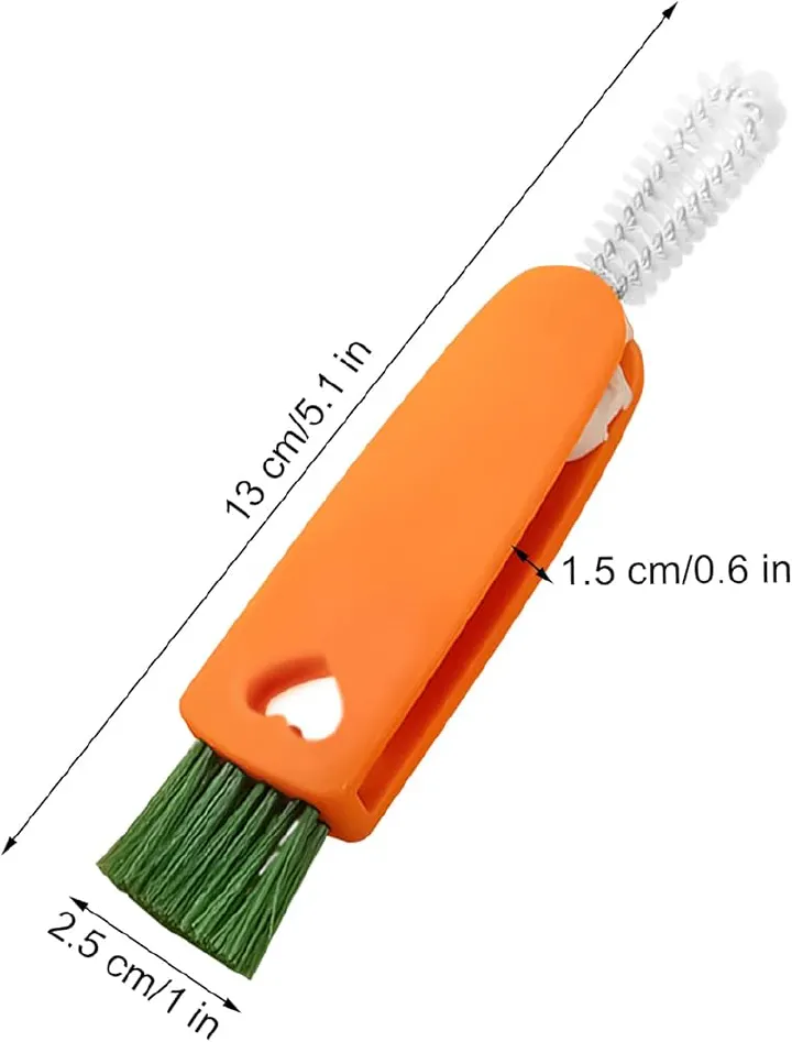 Mini cleaning brush
For cleaning and easy decontamination of hidden areas e.g thermos lids/kids bottles etc
kindly watch the video on how to use it!