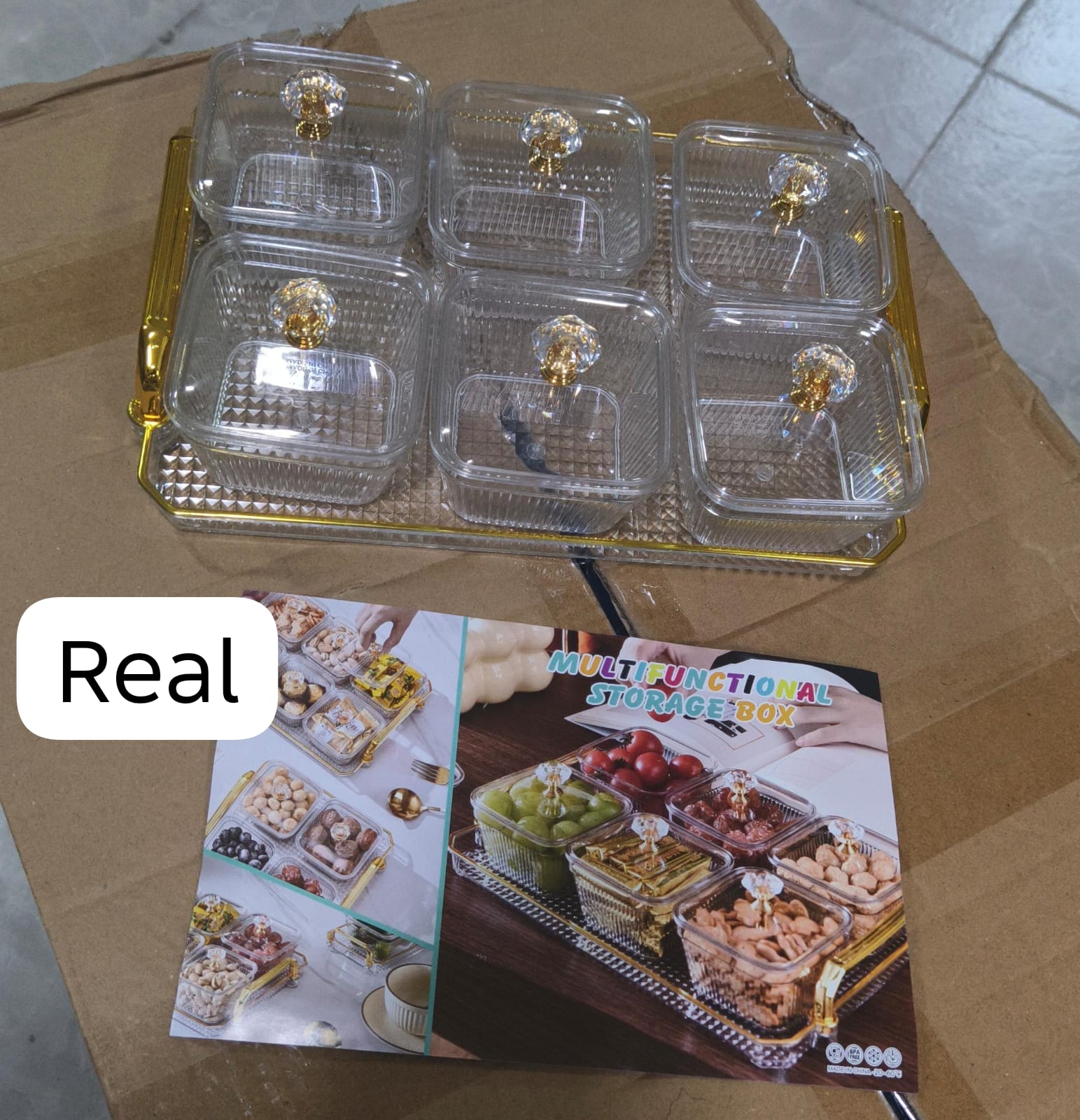 New arrival🛰️🦋
🍇ACRYLIC TRAY 40X25CM + 6PC 420ML CANDY BOXES🪴