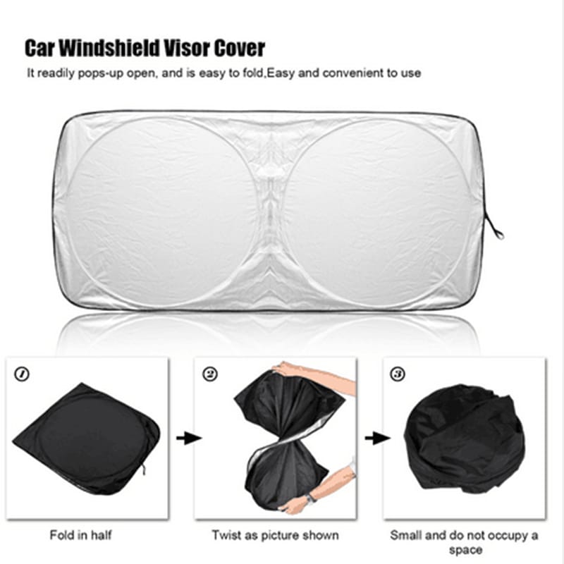 New arrival📞📟
*🔌Foldable Customized car sunshade size 140x70cm