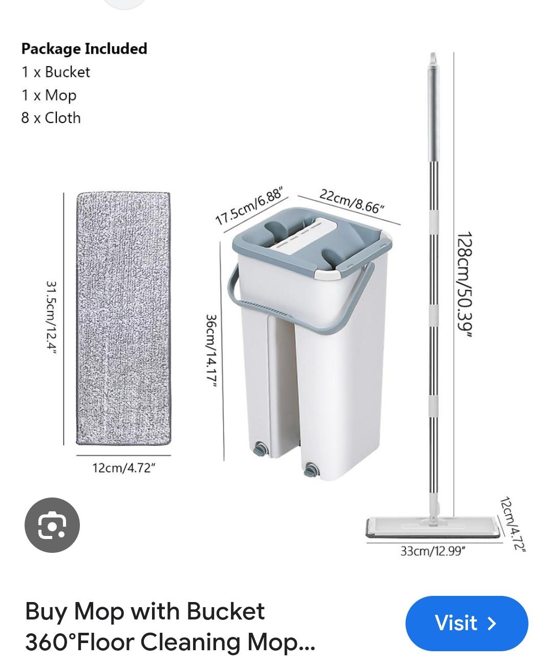 New arrival🚩🦠
🎙️Magic mop +bucket with extra top cloth
💎Kindly watch the video on how to use it!!🍬