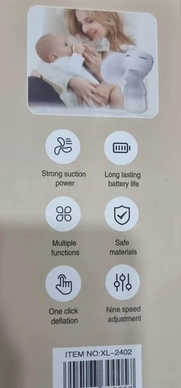 ⛄New arrival🔥🔥🔥🫧
*💧🪐Smart 9 speed anti back flow design Rechargeable Multifunction breast milk pump plus cupper now available in 3 colors
kindly watch the video on how to use it