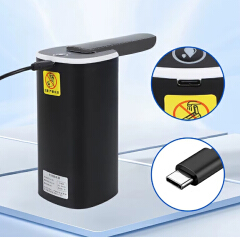 EM Electric Water Dispenser Pump for Gallon Bottles – Rechargeable, Portable Pump with Tap for Home, Office, and Outdoor Use  ElectroMate