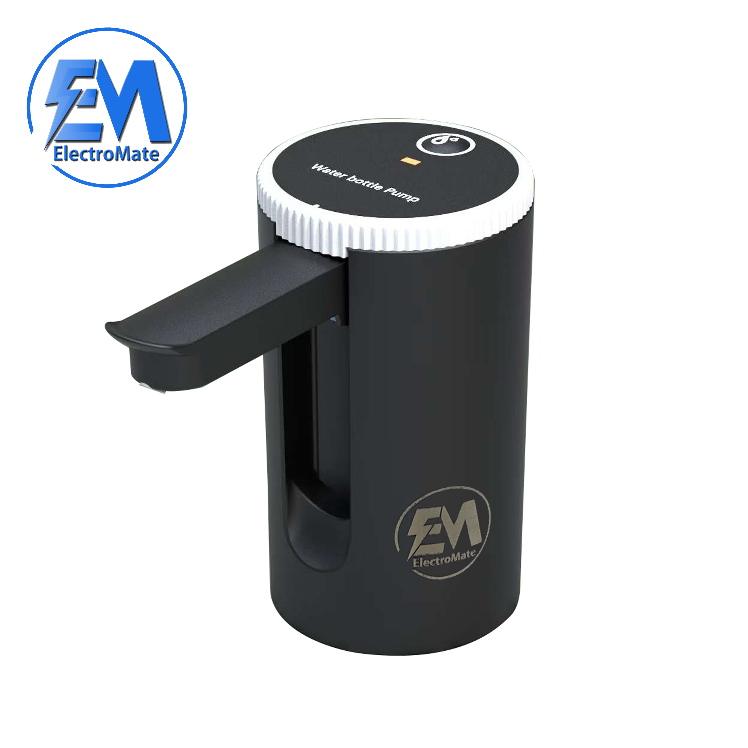 EM Electric Water Dispenser Pump for Gallon Bottles – Rechargeable, Portable Pump with Tap for Home, Office, and Outdoor Use  ElectroMate