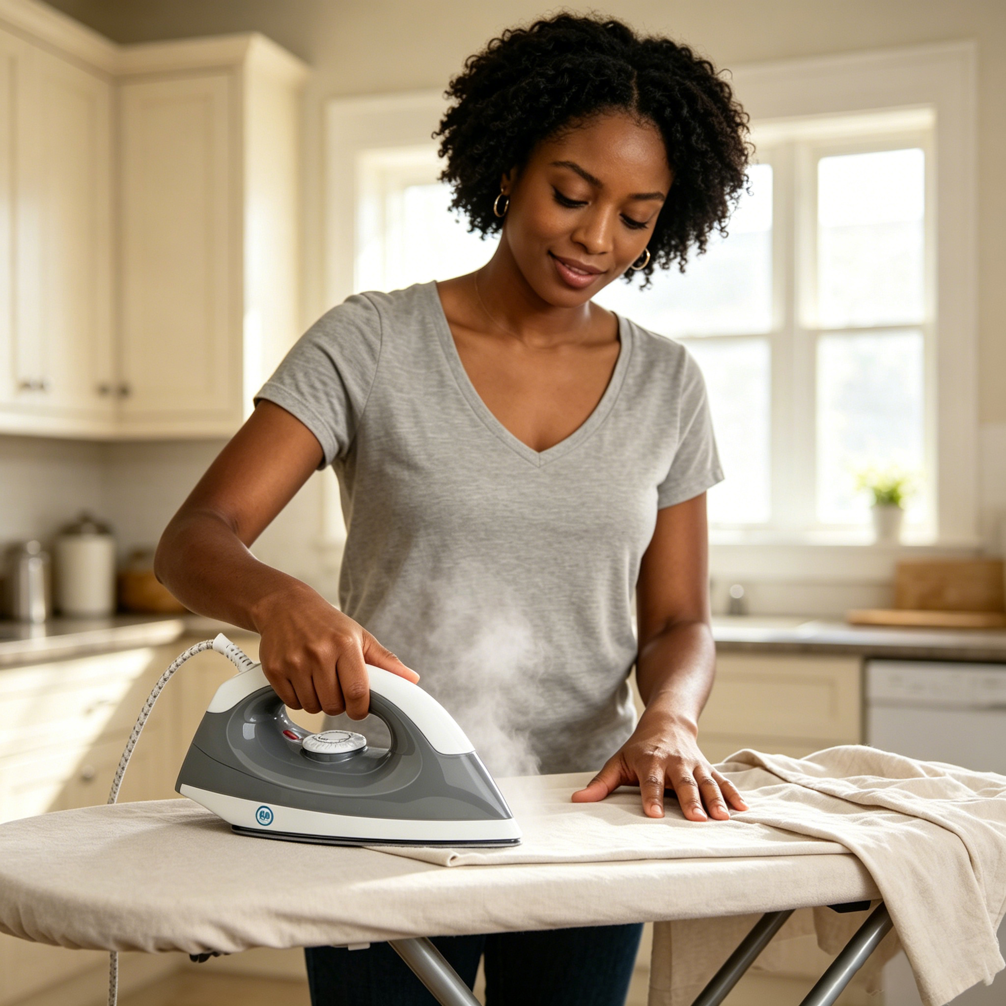 EM Dry Iron Box 1000W with 5-Gear Temperature Control – Lightweight, Non-Stick Soleplate for Fast & Efficient Ironing  IB01G ElectroMate