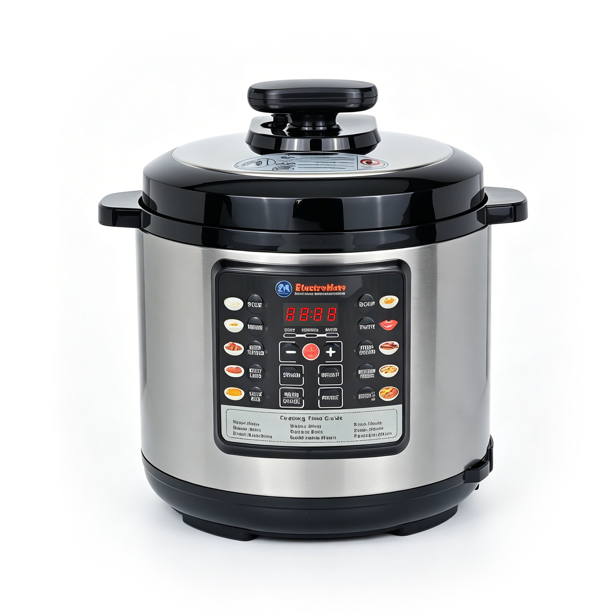 EM Electric Pressure Cooker 6 Litres, Non-Stick - 10 in 1 Multi-functional, Rice, Beans, Meat Cooker EPC01