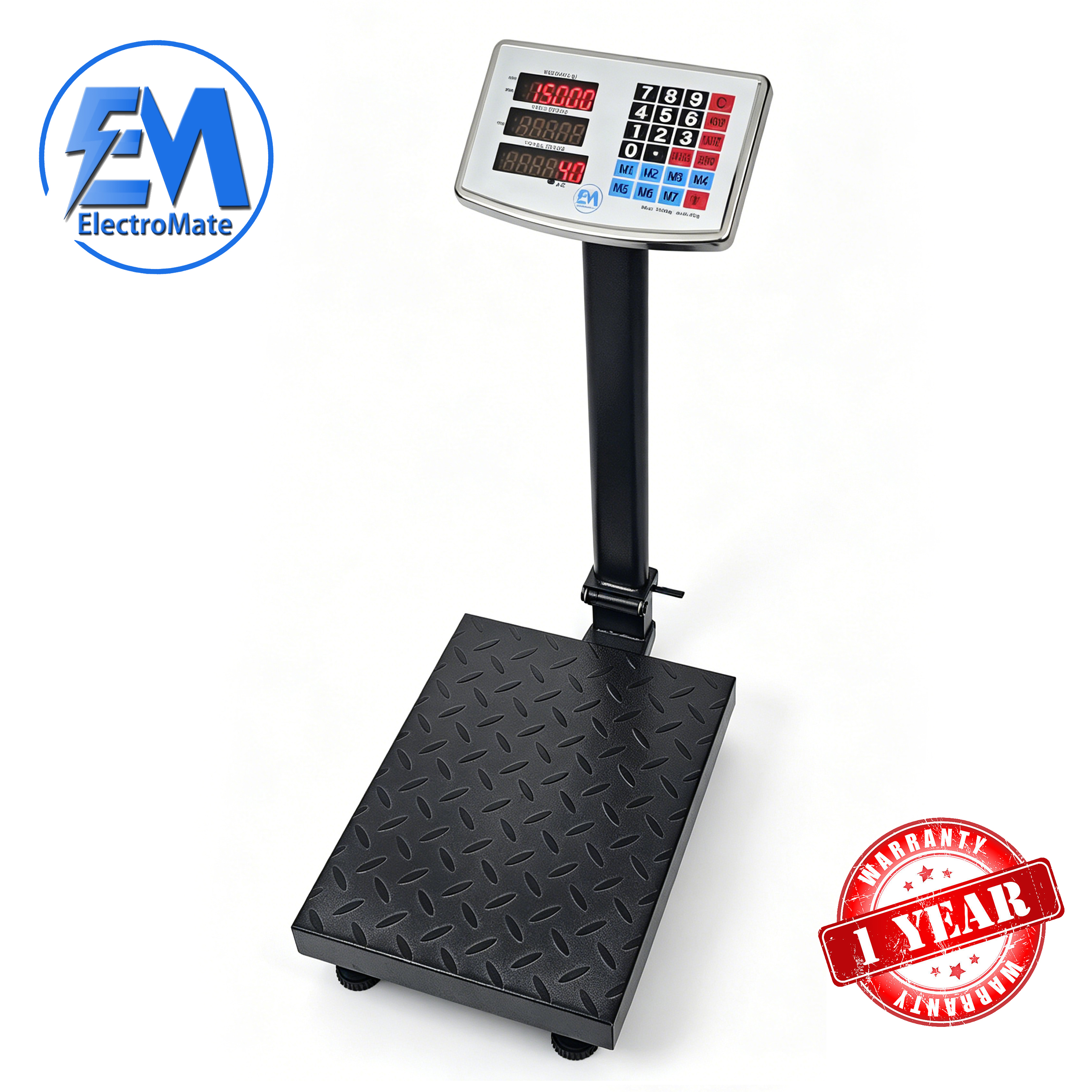 High Quality 150KG Digital Meat/Cereal/Fruits Weighing Scale - Stores Power 150KG Meat Butchery Farm Hunting Fishing Hunting Fishing Outdoor Farm Large Luggage CS03