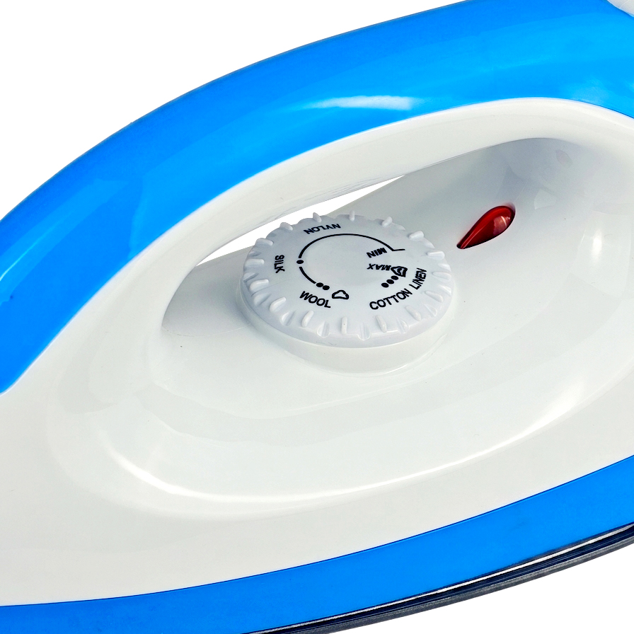 EM Dry Iron Box 1000W with 5-Gear Temperature Control – Lightweight, Non-Stick Soleplate for Fast & Efficient Ironing  ElectroMate
