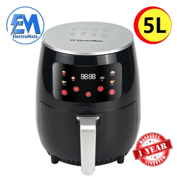 EM Air Fryer 5L multifunctional Electromate Air fryer oven airfryer with extra large airfryer with manual control AF01