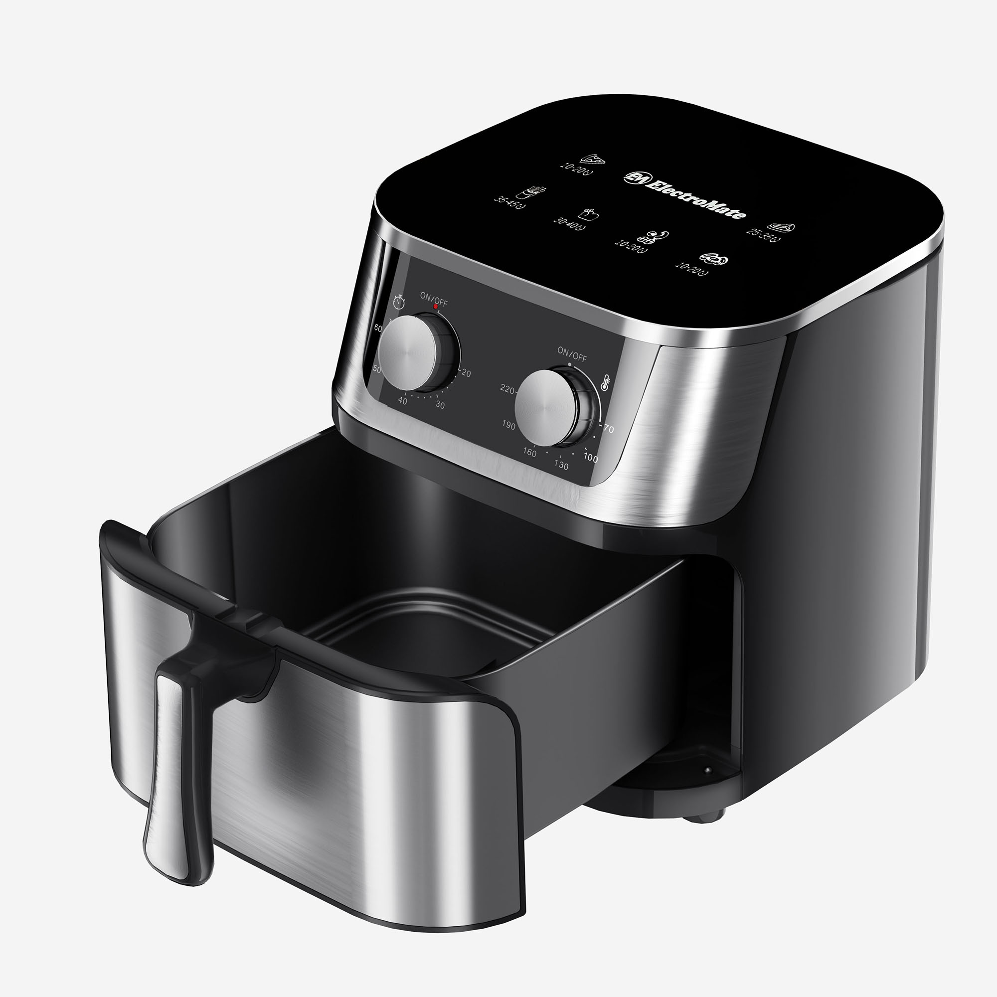 EM Air Fryer 10L multifunctional Electromate Air fryer oven airfryer with  extra large airfryer with manual control AF03