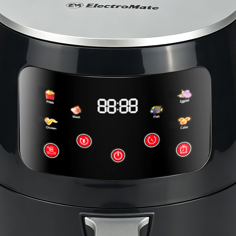 EM Air Fryer 5L multifunctional Electromate Air fryer oven airfryer with  extra large airfryer with manual control AF01