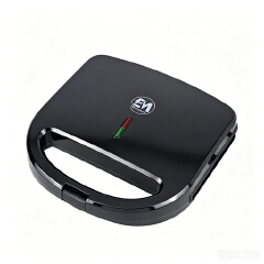 EM Sandwich Maker 2-Slice Non-Stick 750W Toaster for Bread – Perfect for Quick and Easy Snacks  ElectroMate