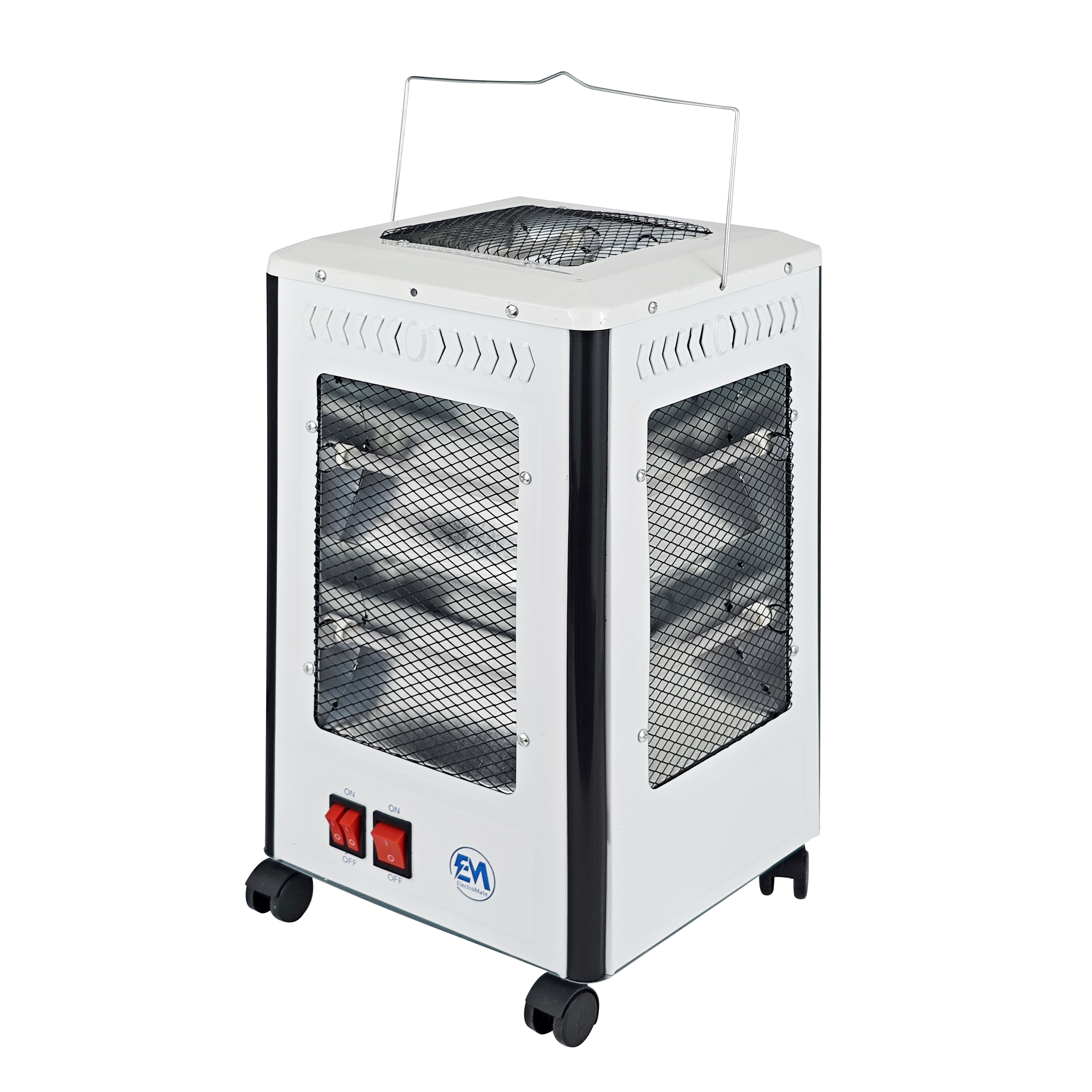 EM quartz heater with 5 heat settings 2000W Room Heater – High-Power Portable Electric Quartz Heater for Fast & Efficient Indoor Heating
