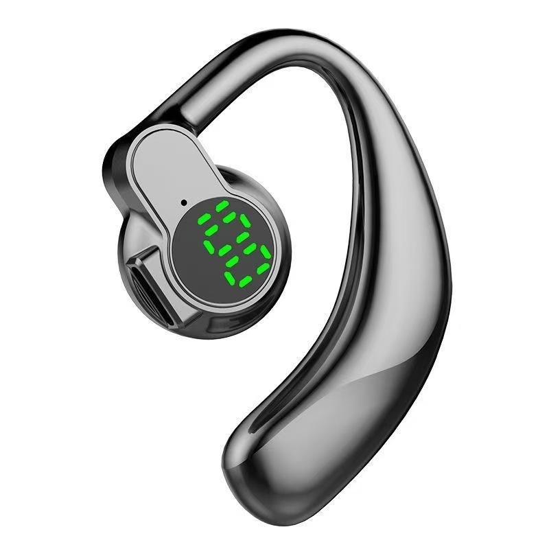 New ArrivalBluetooth 5.4 Earphones Single Ear Earhooks Noise Cancelling Sports Headphones 360° Rotatable Wireless Earbud with Microphone
