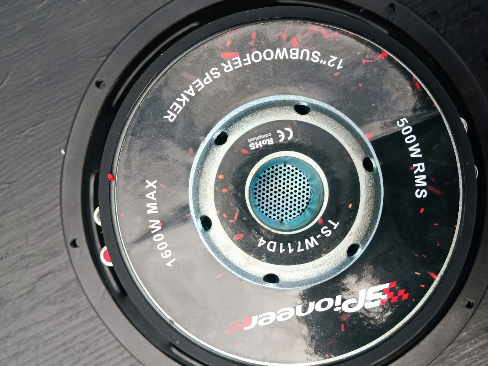 Pioneer TS-W711D4 500Watts RMS 1600W Max 12" Powerful Double Voicecoil DVC Subwoofer Bass Speaker Woofer Car Audio Home Audio