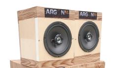 Dual 2.0 Pioneer Stereo Speakers Only, passive woofers Bookshelf speaker system, sleek-design home theater Argonn Audio