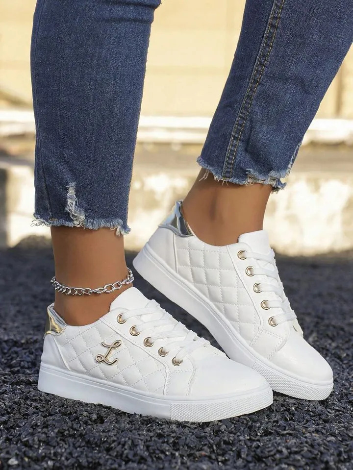 Ladies Fashion Sneakers Women flat shoes sports fashion casual white Ladies Sneaker Girl running shoes