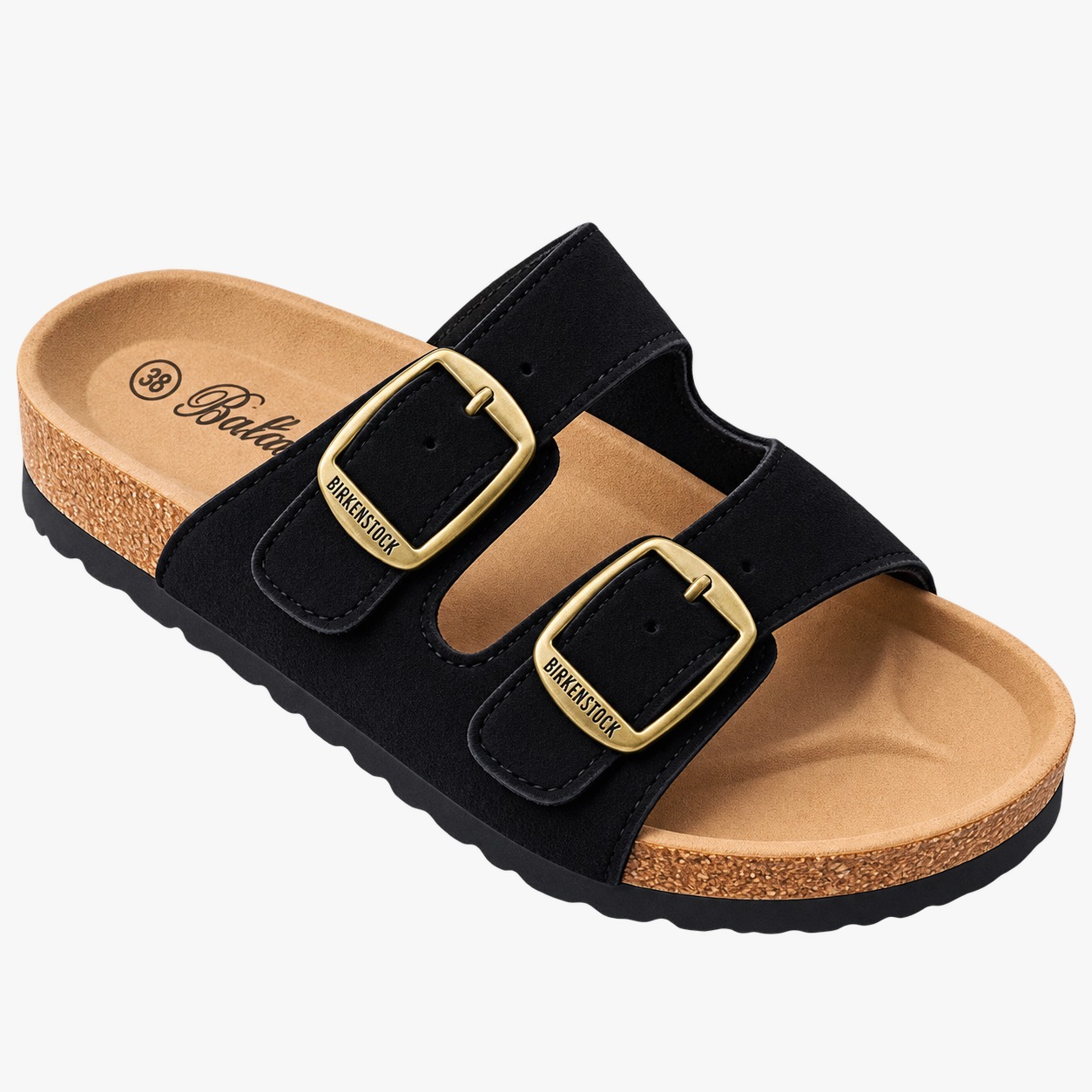 MEN'S OPEN SHOES ⚡ men's sandals⚡ High-quality men's leather double-buckle slip-on outdoor hiking summer sandals All-season wearing