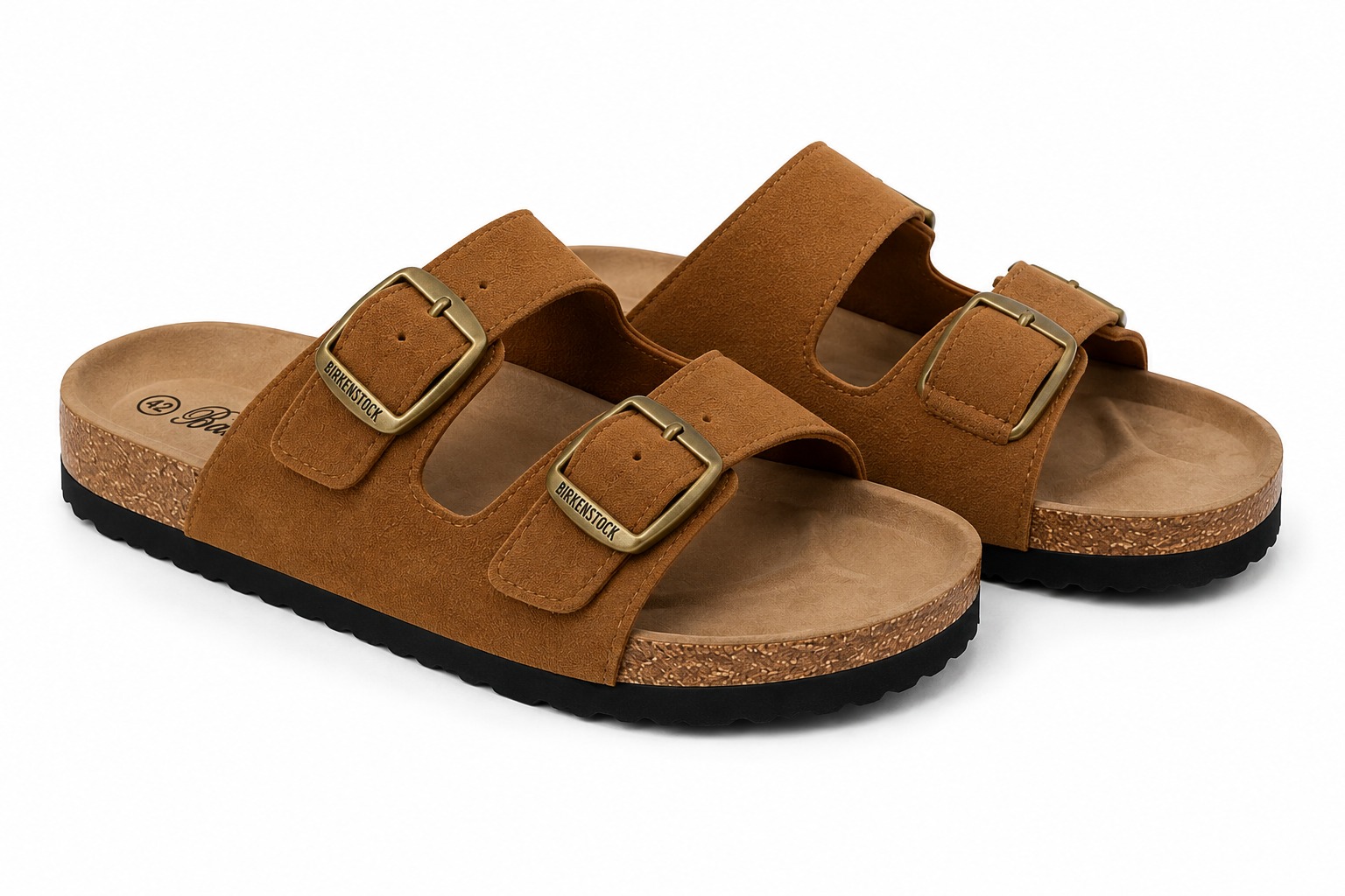 MEN'S OPEN SHOES ⚡ men's sandals⚡ High-quality men's leather double-buckle slip-on outdoor hiking summer sandals All-season wearing
