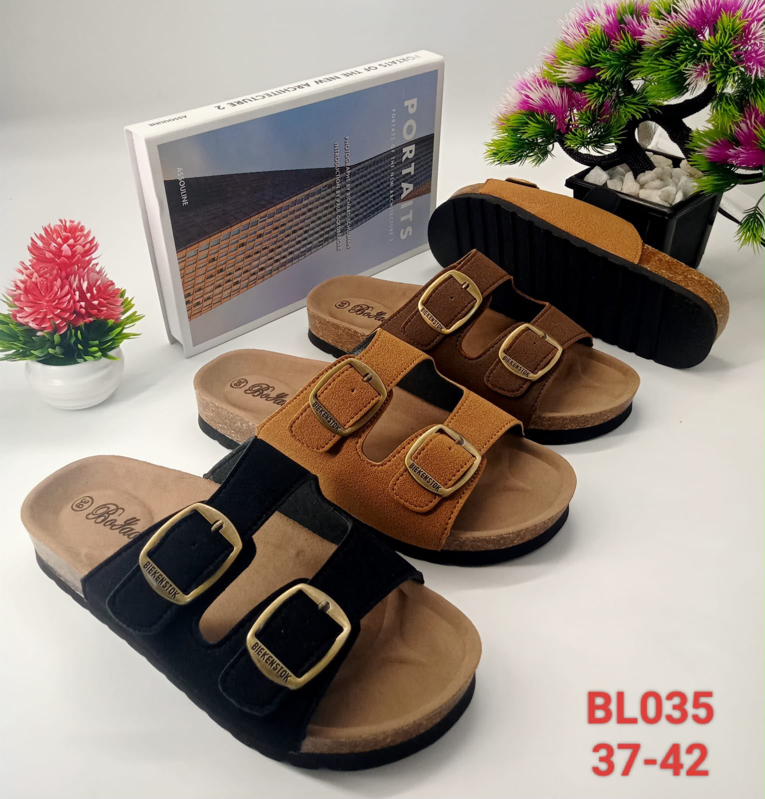 MEN'S OPEN SHOES ⚡ men's sandals⚡ High-quality men's leather double-buckle slip-on outdoor hiking summer sandals All-season wearing