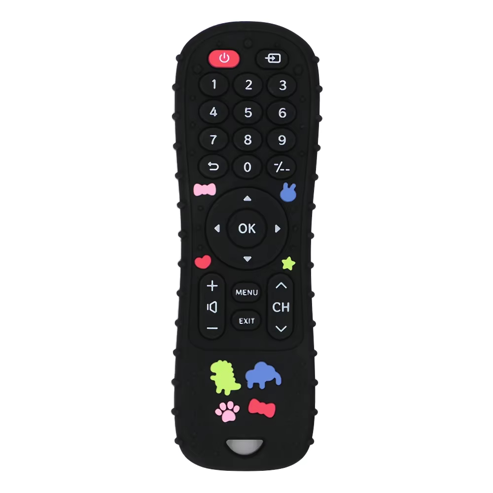 1PC Silicone Baby Toys TV Remote Control Shape Teether Toy BPA Free Silicone Teething Chewing Toy Sensory Baby Accessories