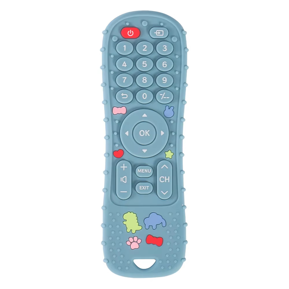 1PC Silicone Baby Toys TV Remote Control Shape Teether Toy BPA Free Silicone Teething Chewing Toy Sensory Baby Accessories