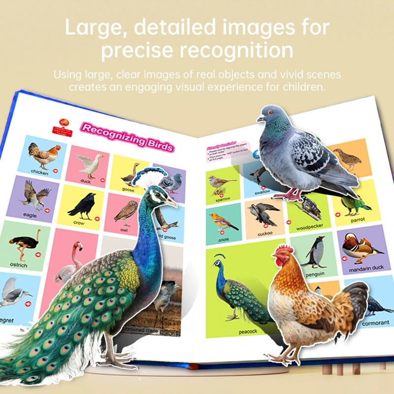 Books With Sound Reading Toddler Interactive Books Electronic Educational Games Sensory Learning Toys For Reading Speech Kids
