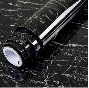 2metres Self-Adhesive Marble Film Oil-Proof Heat-Resistant Kitchen Wall Stickers for Cabinet Home Renovation Decorative Wallpaper 2026 Waterproof Oil-proof Wall Paper, Paper for Countertops Desk Cover