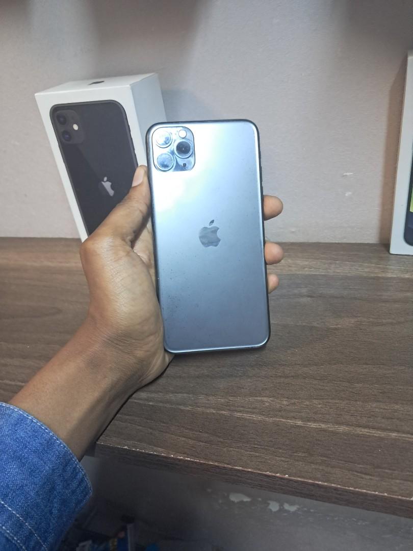 ​REFURBISHED IPHONE 11 PRO MAX 256GB | 6.5" OLED | TRIPLE CAMERA 12MP | SMOOTH A13 BIONIC PERFORMANCE (Face ID and NO FACE ID